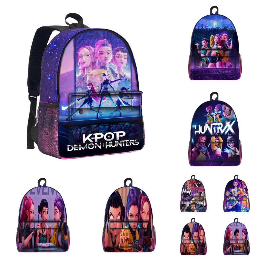 Рюкзак Kpop Охотники на демонов Большой вместимости для школы и кампуса