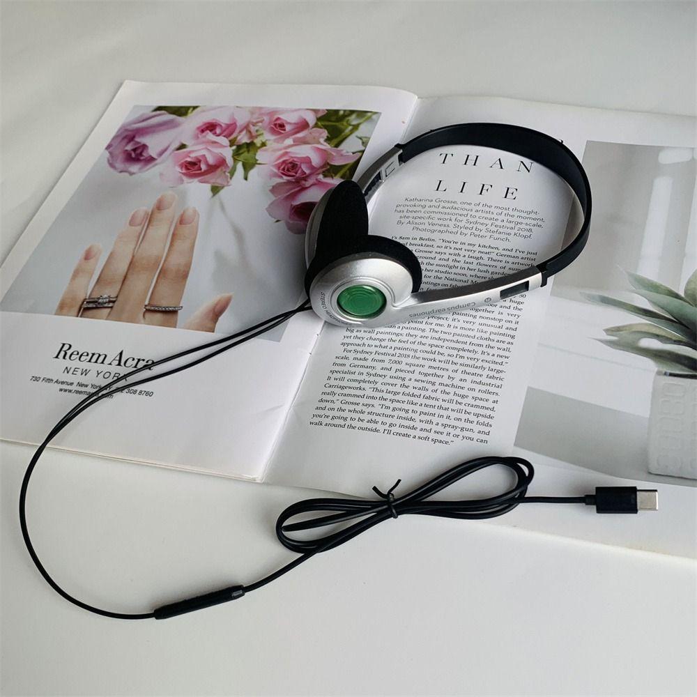 Гарнитура Millennium Wind Retro Personality Проводные наушники Классические наушники Y2K Наушники Outdoor Mp3