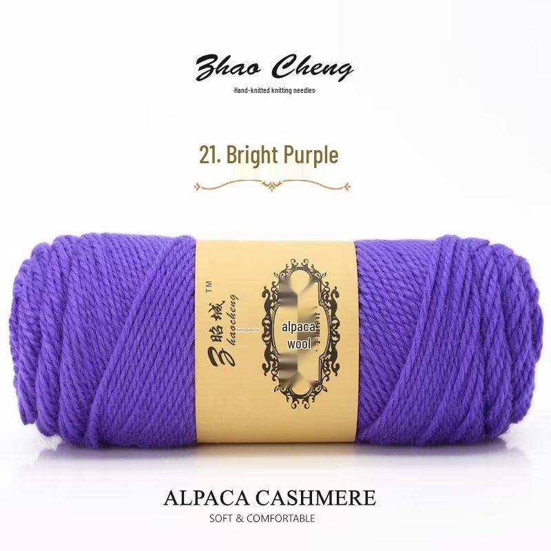 Шарф-подушка из альпаки ручной вязки – Средней толщины, Мягкий, Сделай сам, Крючком