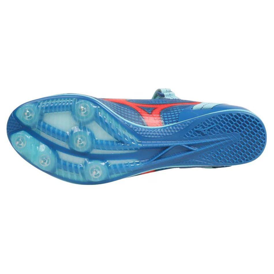 Mizuno Удобные Амортизирующие Прочные Кроссовки с Низким Верхом Унисекс Кроссовки для Бега Синие Оранжевые U1GA230601