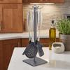 Stable Base Rotating Spatula Rack Movable Spoon Hanging Rack Pot Shovel Rack  for Kitchen