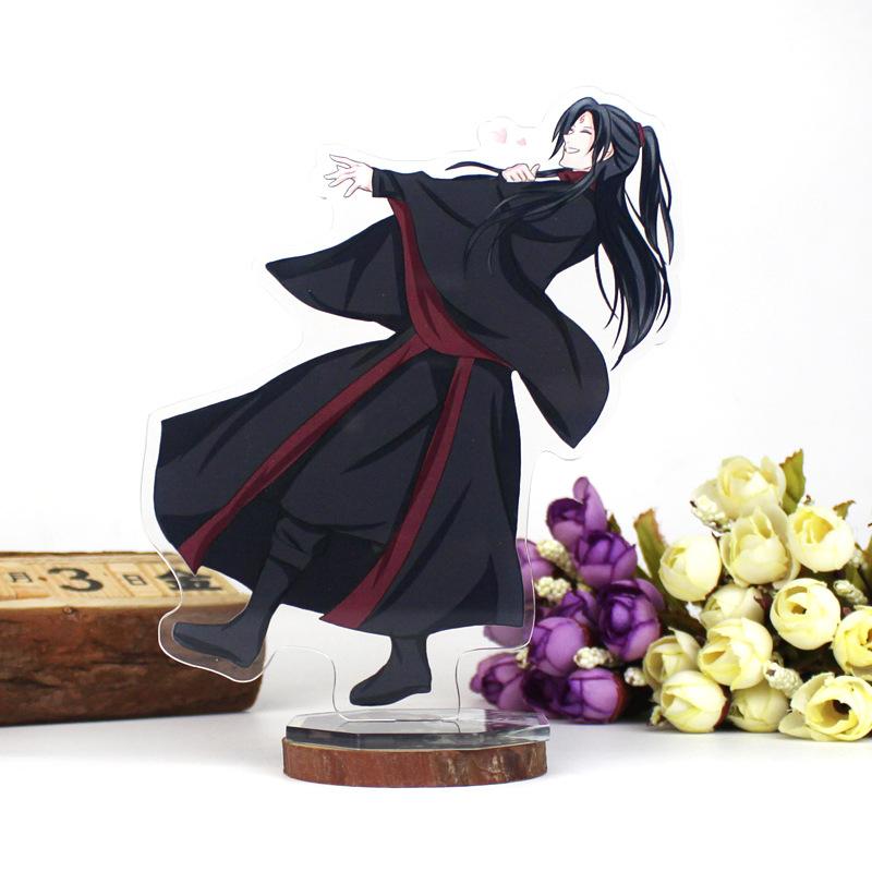 Anime The Scum Villain Self Saving System Figure Stand Model Plate Toy Shen Qingqiu Luo Binghe Cartoon Student Desk Decor