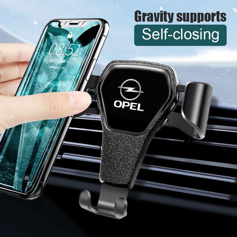 Gravity Car Phone Holder Air Vent Handset Fixed Brace For Opel Corsa D Astra Insignia Mokka Adam Combo OPC Vauxhall Vectra