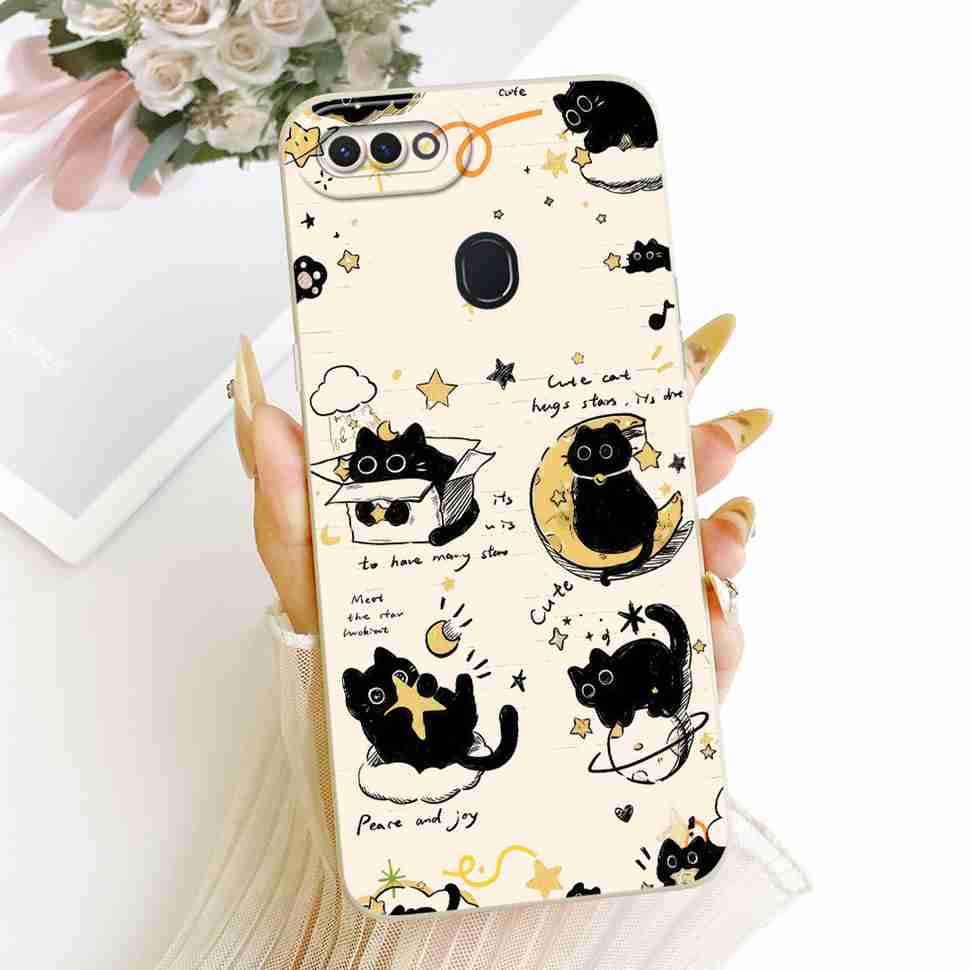 For Realme 2 RMX1805 Casing Colorful Pop Print Soft Slim Back Cover For Realme2 realme 2 RMX1809 6.2" Phone Cases Bumper Capa