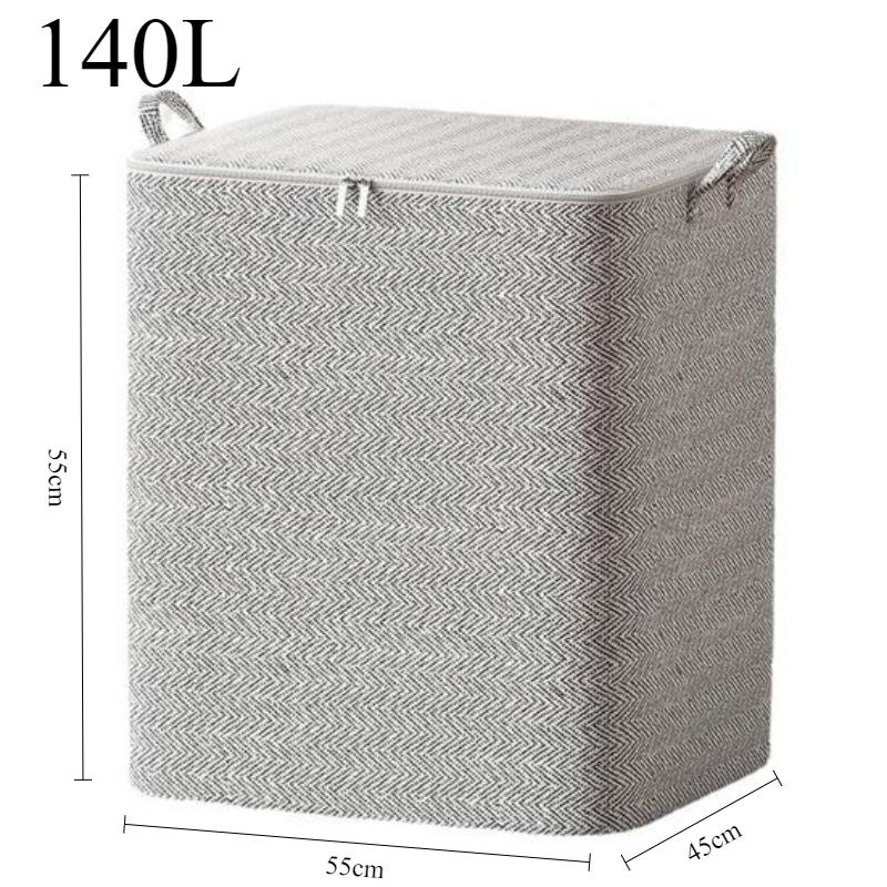 Сумка для хранения на молнии с ручкой, корзина для хранения одежды, органайзер для шкафа, переезд