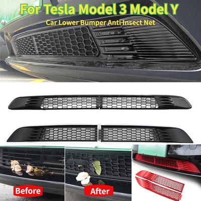 Для Tesla Model 3 Model Y Автомобильная Нижняя Решетка Бампера Антимоскитная Сетка Защитная Сетка Радиатора Панель Решетки для Tesla Model 3 Y 2017-2025