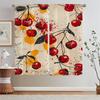 Short Window Curtains Curtains Blackout The Cherry Is Ripe Curtain Curls Home and Decoration Customs Free Shipping Products Room