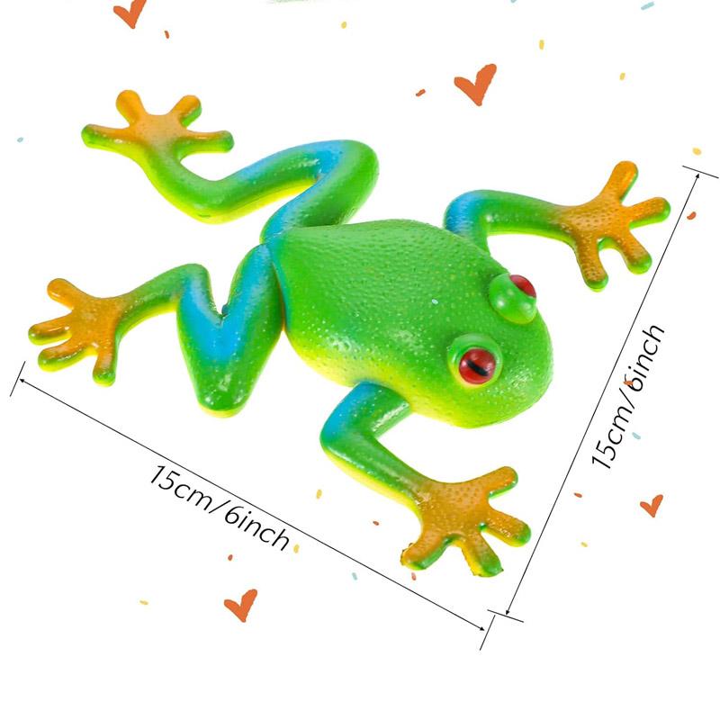 Забавные Реалистичные Лягушки Мягкие Тянущиеся Сенсорные Игрушки для Снятия Стресса при СДВГ, Игрушки-Животные для Сжимания, Подарки на День Рождения, Сувениры для Вечеринок для Детей и Подростков