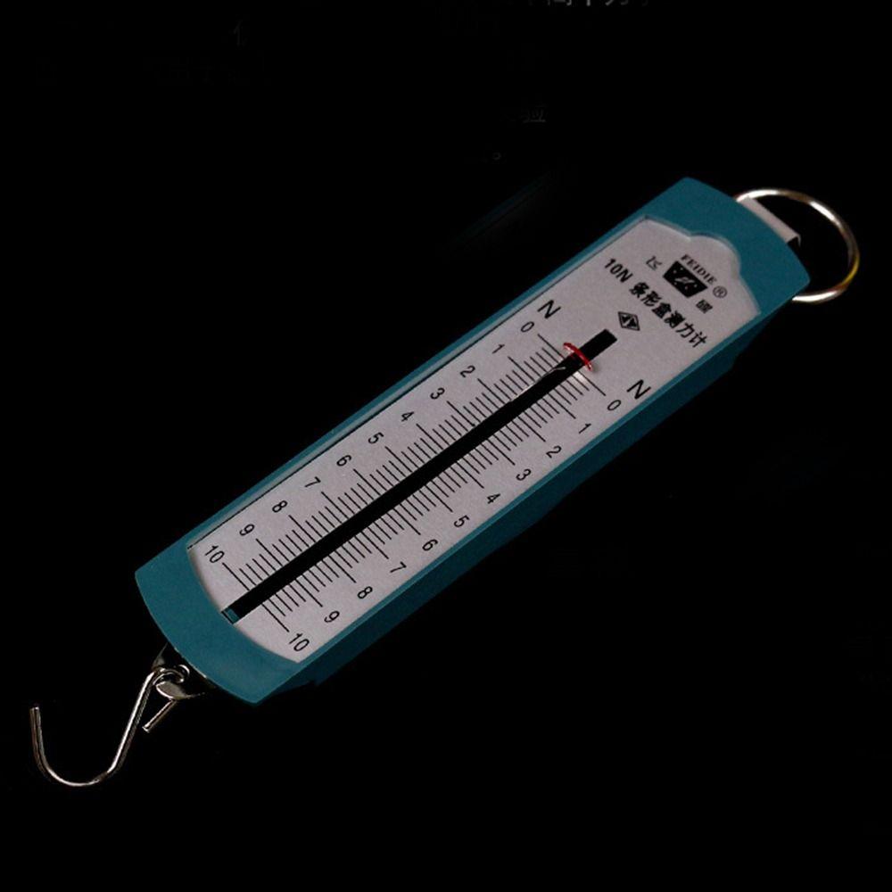 Green Force Meter Spring Scale 10N Hanging Spring Dynamometer Measuring Instrument