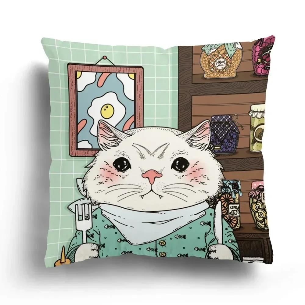 Роскошный Декор для Дома Наволочка для Подушки Гостиная Диван Чехол для Подушки Мультяшное Животное Зебра Медведь Узор Чехол для Подушки