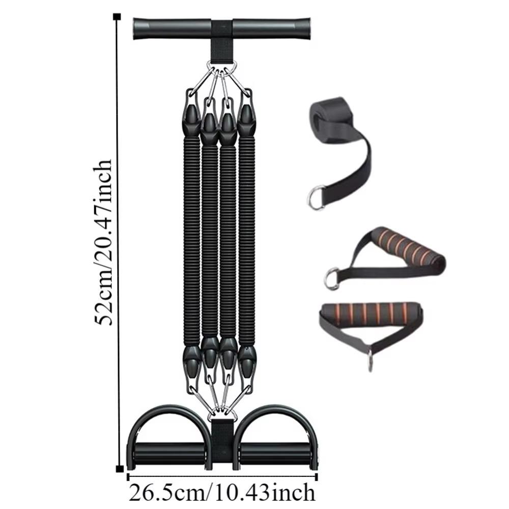 Нескользящий эспандер для лодыжек с ручками, веревка для растяжки ног для йоги и приседаний, домашние тренировки