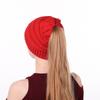 Стильная женская вязаная шапка-бини для зимы, весны и осени в различных цветах