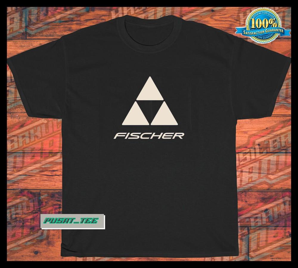 Новая американская забавная футболка с логотипом Fischer Sports РАЗМЕР S-5XL Унисекс Футболка