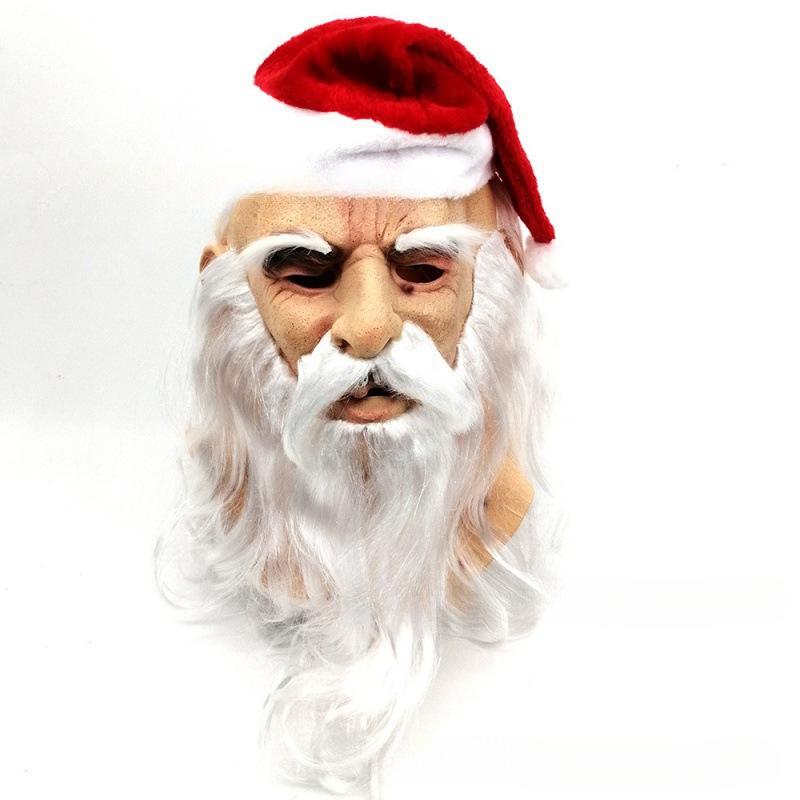 White-bearded old man mask, white-haired old lady mask, smoking old man mask, long-haired old man character mask