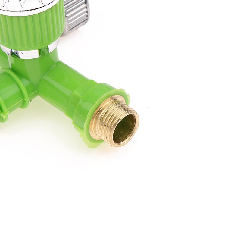 Двойной контроль двойной выпускной водопроводный кран 1/2" универсальный интерфейс пластиковый кран для домашнего шланга ванной комнаты орошение быстроразъемное соединение
