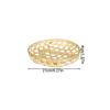 Multifunctional Storage Basket Diy Handmade Woven Bamboo Rattan Food Basket