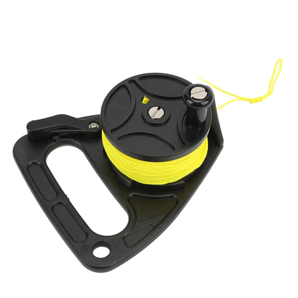 Portable Diving Handle Reel Scuba Diving Reel with Thumb Stopper for Snorkeling Underwater Water