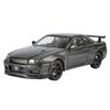 Модель легкосплавного автомобиля Nissan GTR-R34 в масштабе 1/24 с аутентичными звуковыми эффектами, коллекционная игрушка премиум-класса для детей и взрослых