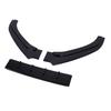 Front Bumper Lip Spoiler 3 Sections Bumper Lip Chin Splitter Diffuser Protector Body Kit Replacement for 6C 2015 2018