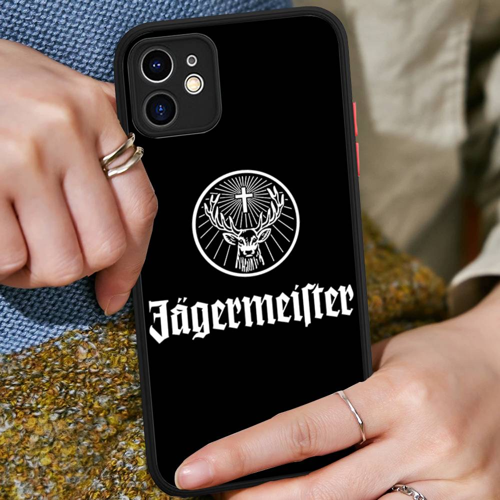 Hot J-JaegermeisterS Phone Case For iPhone 16 15 14 11 12 13 Pro Max Plus 12 XS Max Back Cover Matte Case