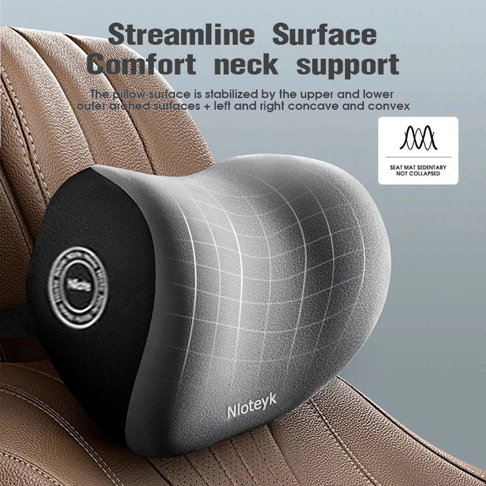 Polyester Fiber Breathable Car Headrest Soft Protective Lumbar Support Car Interior Ornaments