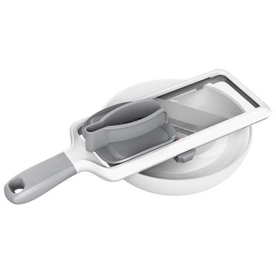 1 комплект, многофункциональная ручная овощерезка, регулируемая толщина, лезвие из нержавеющей стали, нескользящая ручка, резак для фруктов, моркови, картофеля, редиса