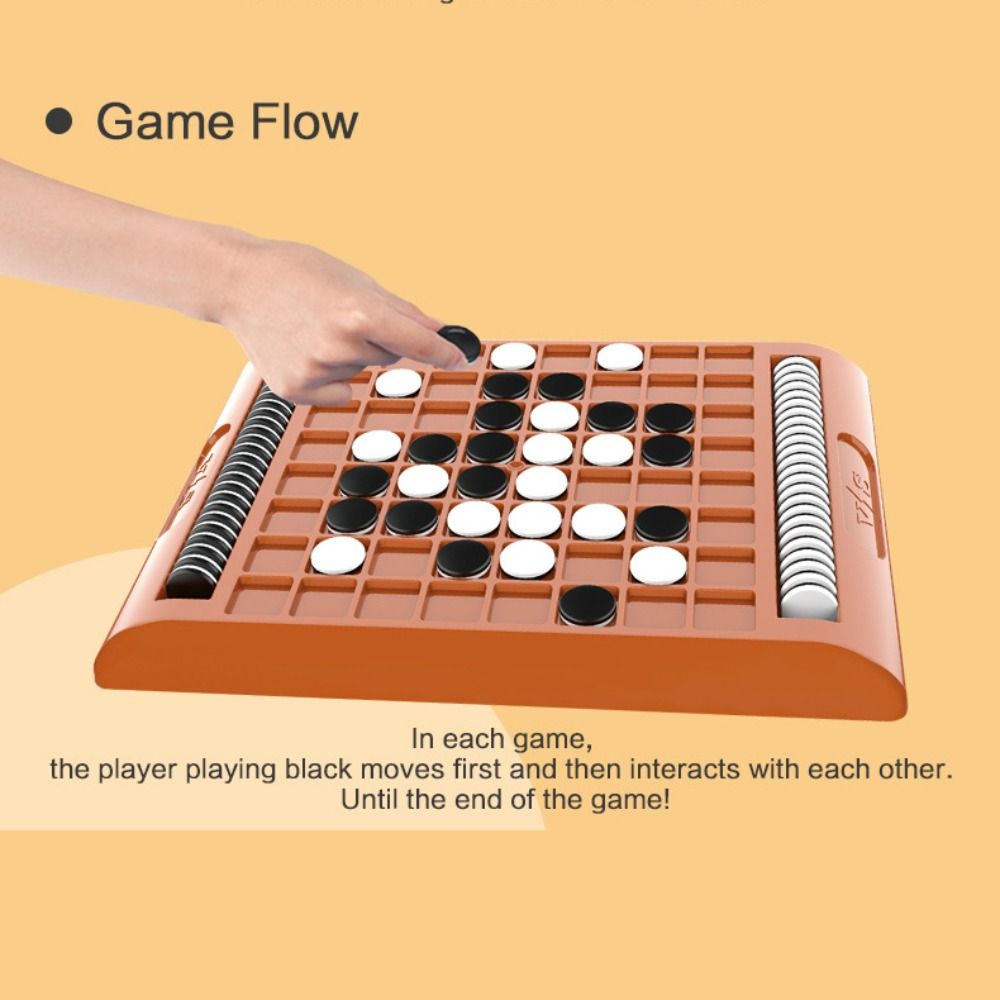 Touch Flip Flip Black White Chess Board Reversi Strategy Board Game Party Game