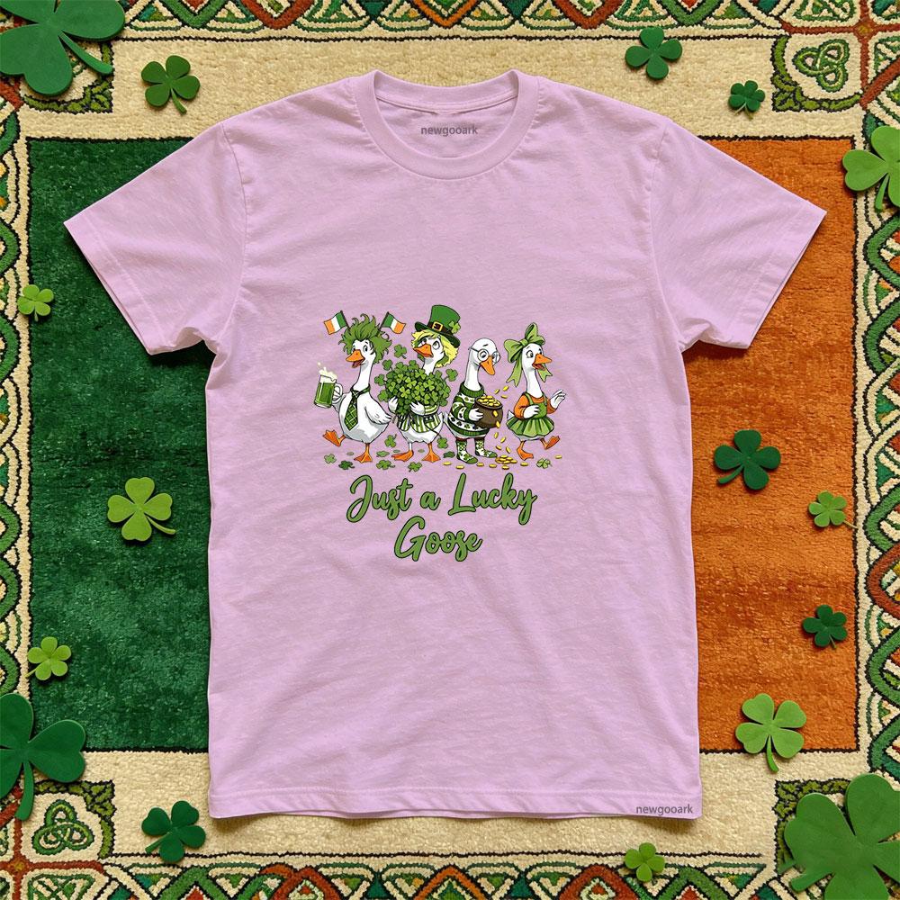Saint Patrick Retro printed T shirt Unisex green lucky Irish cotton Casual funny festival Unisex Adult Party tee
