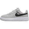 Force 1 Low LV8 EasyOn PS Light Iron Ore Black Kids Sneakers Grey White FZ1010-001