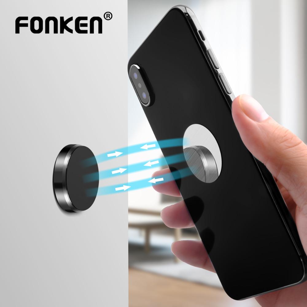 FONKEN Универсальный магнитный держатель для телефона. Настенный держатель с сильным магнитом. Автомобильная навигационная подставка.