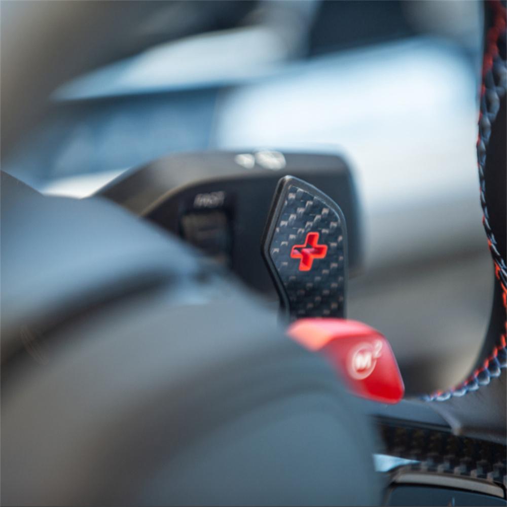 2 шт. Подрулевые лепестки переключения передач из углеродного волокна для BMW G20 M3 M4 G80 G82 M340i