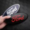 xqzvd1 Car Front Grille Logo Hood Emblem Sticker Trunk Badge Accessories For Ford Focus Mk2 Mk3 Fiesta Mk7 Mondeo Ranger Escape Mustang