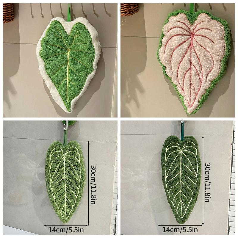 Cartoon Hand Towel Wall Hanging Towel Thickened Soft Handkerchief Rag For Kitchen Bathroom Washing Hands Cloth Water-Absorbing