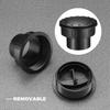 Dashboard Air Conditioning Deflector Outlet Side Roof Round Air Vent Ventilation Outlet for Car RV ATV A/C 60mm/2.3inch - DD