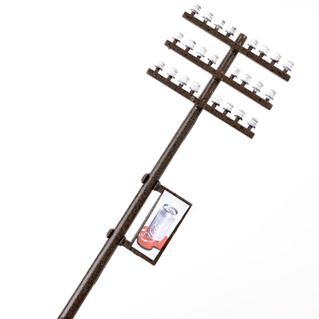 10 шт. мини-столб для электрических линий для поездов, железных дорог, микропейзаж 1/87, 8,1 см