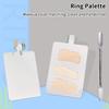 Палитра для смешивания макияжа Тональная основа Помада Тени для век Палитра-миксер из нержавеющей стали со шпателем Инструменты для красоты Палетка для нейл-арта
