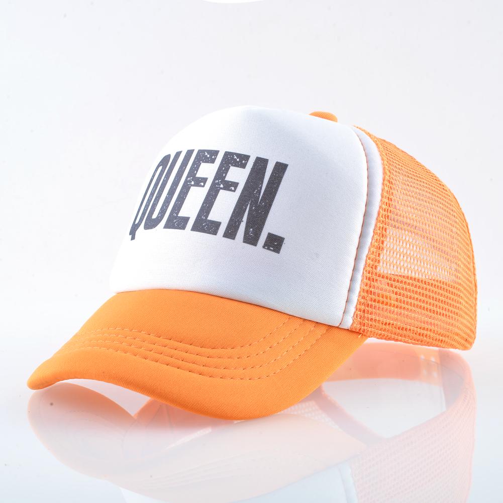 Children Baseball Cap Kids Summer Breathable Mesh Caps King And Queen Snapback Caps For Boys Girls