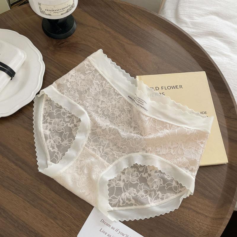 Нижнее белье из цветочного кружева для женщин, легкое, быстросохнущее, дышащее, сетчатое, сексуальное, бесшовные трусики с треугольными чашечками