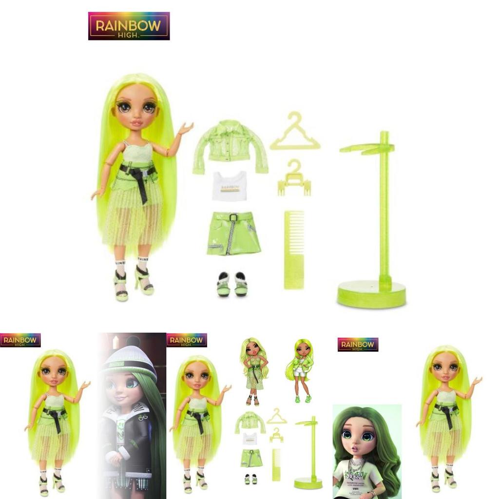 Набор модной куклы Rainbow High для девочек, игрушка-переодевание принцессы со сменными нарядами, реалистичная кукла