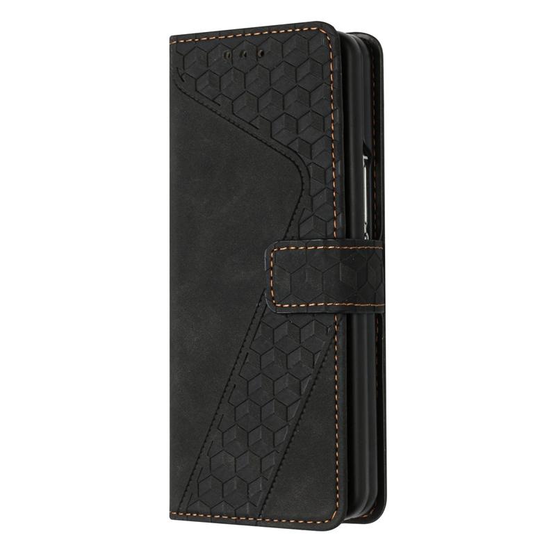 Для Samsung Galaxy Z Fold3 5G чехол 3D Геометрический кошелек чехол Samsung Galaxi ZFold 3 ZFold3 SM-F926B F926W F926U F926N чехол для телефона