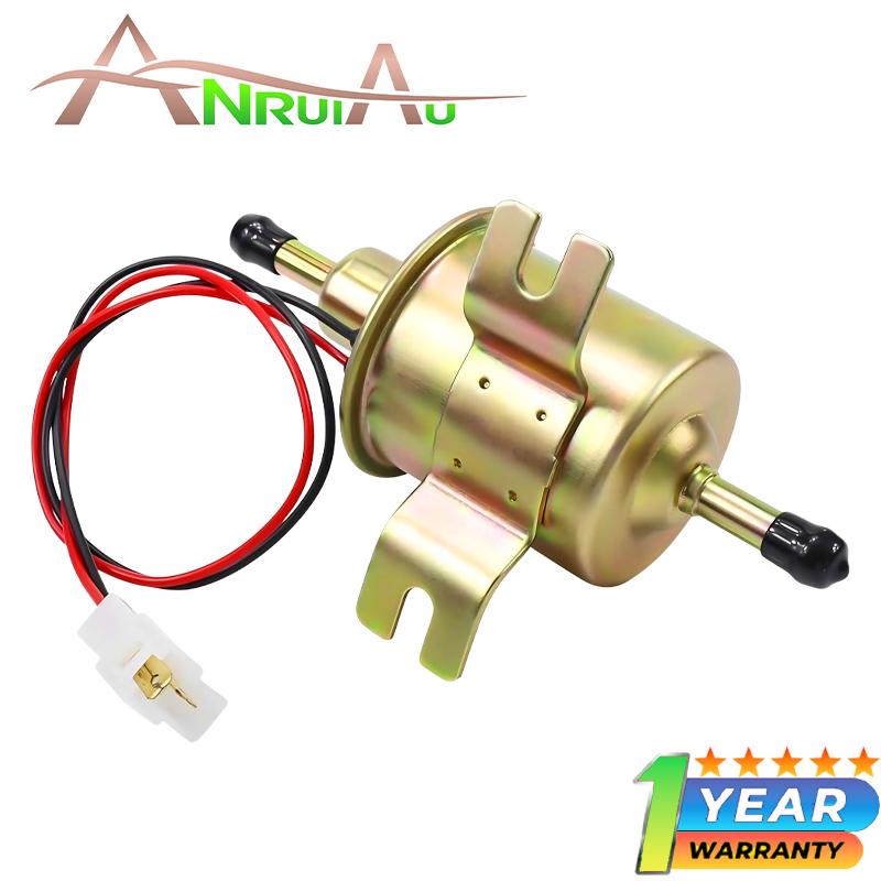 For all 12V Cars Trucks Lawn Mower Carburetor Gas Diesel Engine 2.5-4psi Universal Low Pressure 12V Inline Fuel Pump HEP-02A