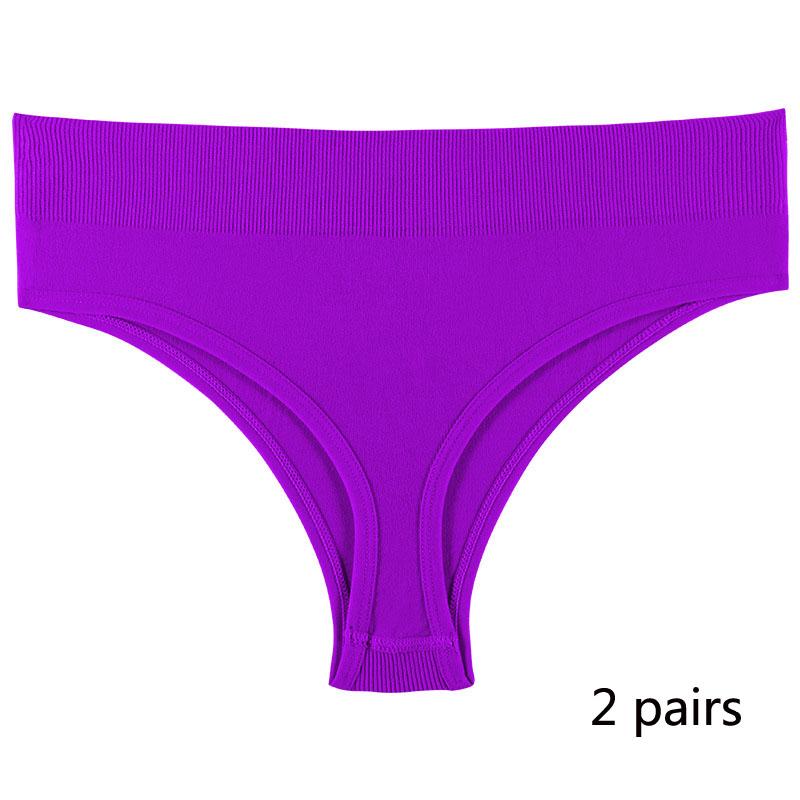 Спортивное нижнее белье для девочек, бесшовные сексуальные невидимые трусики со средней талией для девочек, однотонные удобные спортивные трусики с надписью «T» для женщин