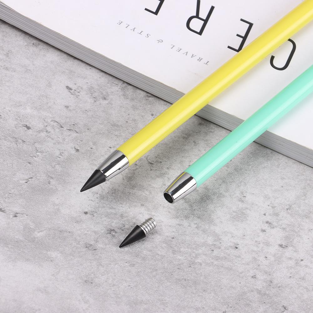 Macarons Color School Stationery No Ink HB Inkless Eternal Pencil Sketch Tool Unlimited Writing Pen