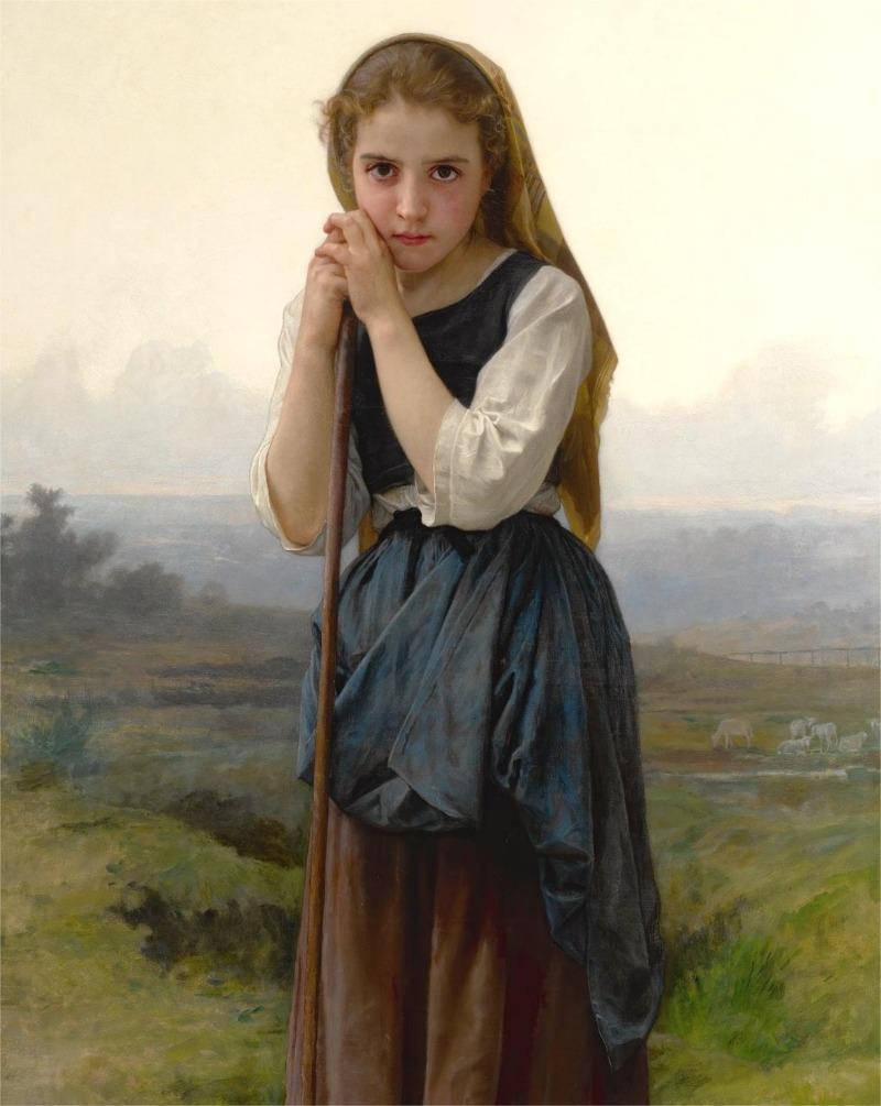 Художник Уильям Бугро Знаменитые Классические Портреты Винтажное Произведение Искусства Постер Холст Картины Настенное Искусство Картинки Домашний Декор