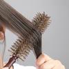 Straight Twill Hair Round Roller Wood Hair Brush Boar Bristle Nylon Hair Comb Anti Static Brush Blowing Curling Diy Hairdressing