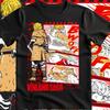 Футболка Vinland Saga с принтом из аниме, футболка с рисунком из манги, футболка для фанатов, мужская и женская, летняя, хлопковая, свободная, модная, с коротким рукавом