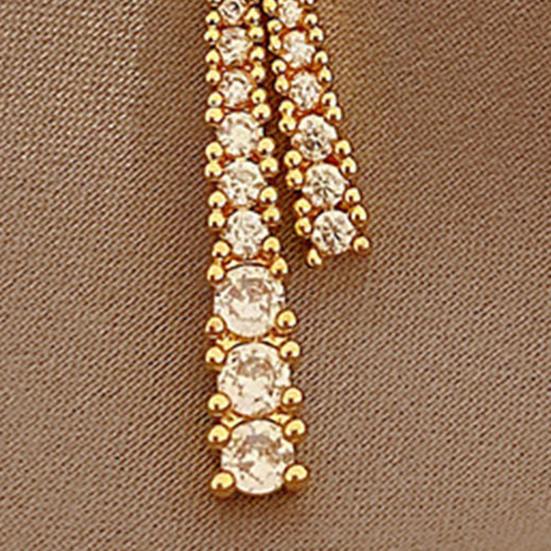 1 пара женских сережек-гвоздиков с бантиком польской формы, гладкие серьги со стразами, легкая повседневная одежда для вечеринок