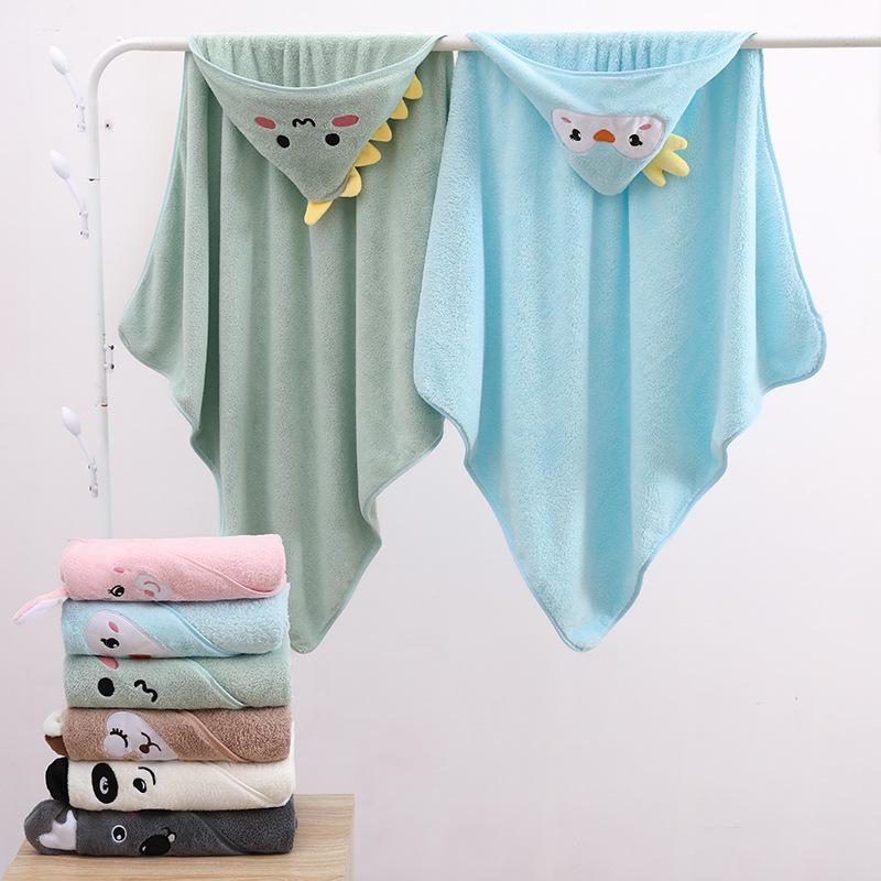 Мягкое детское пеленальное одеяло из кораллового флиса с капюшоном