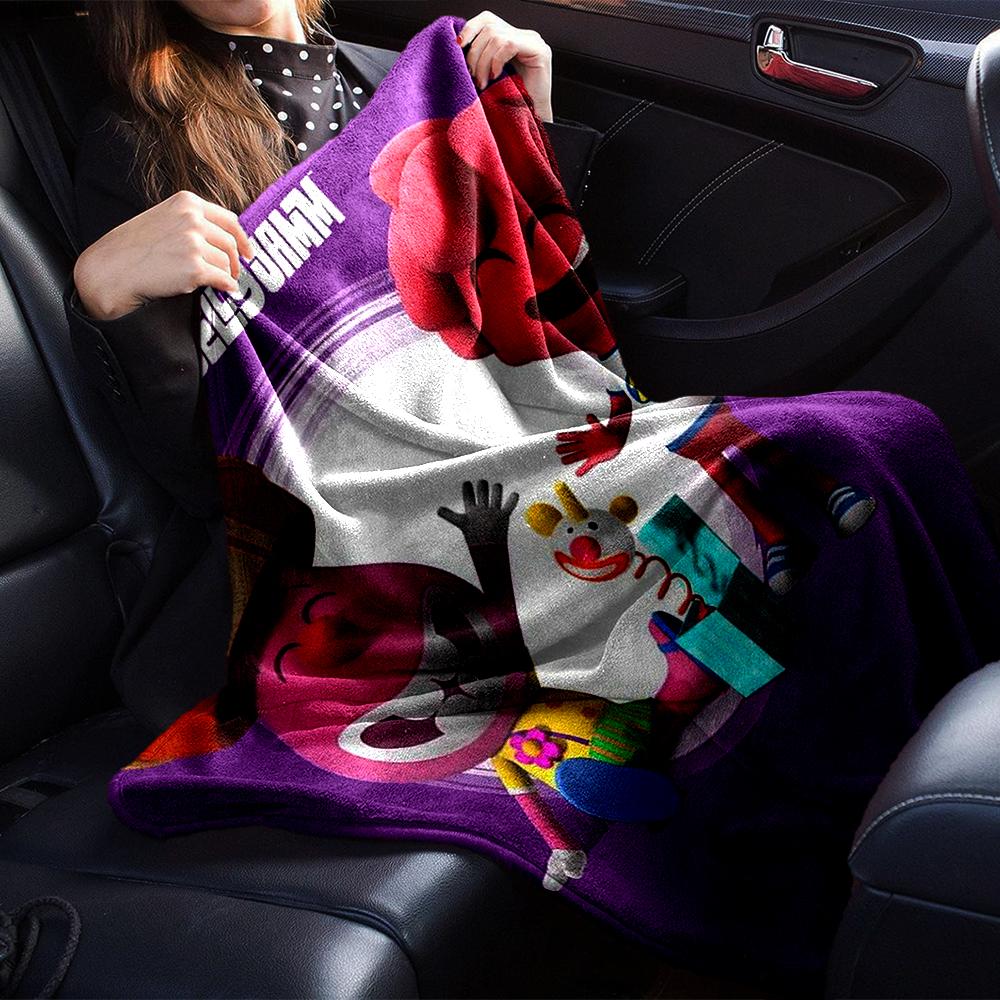 Jelly Jamm Theme Printed Blanket - Perfect for Couch, Bed, Travel & Outdoor Use | Machine Washable, Cozy & Durable.