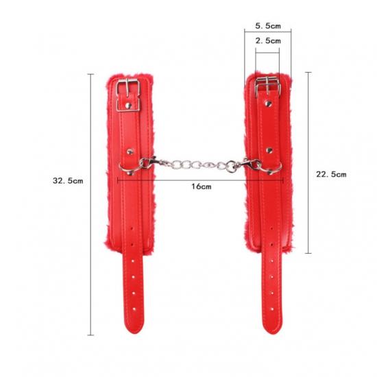 Наручники для секса, манжеты на щиколотке, ограничители, браслет для бондажа, БДСМ, женские эротические секс-игрушки для взрослых, Menottes для пар, экзотические